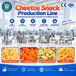 Máquina Extrusora de <span class=keywords><strong>Cheetos</strong></span>, Máquina para Hacer Bocadillos de Maíz Inflado, Línea de Producción de Kurkure, Nik Nak y Otros Snacks - Product Image 2