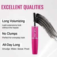 Volumisant 4D waterproof pour cils à double extrémité |   Séchage rapide, sans grumeaux, facile à construire |   Maquillage des yeux au quotidien |   Logo personnalisé OEM ODM