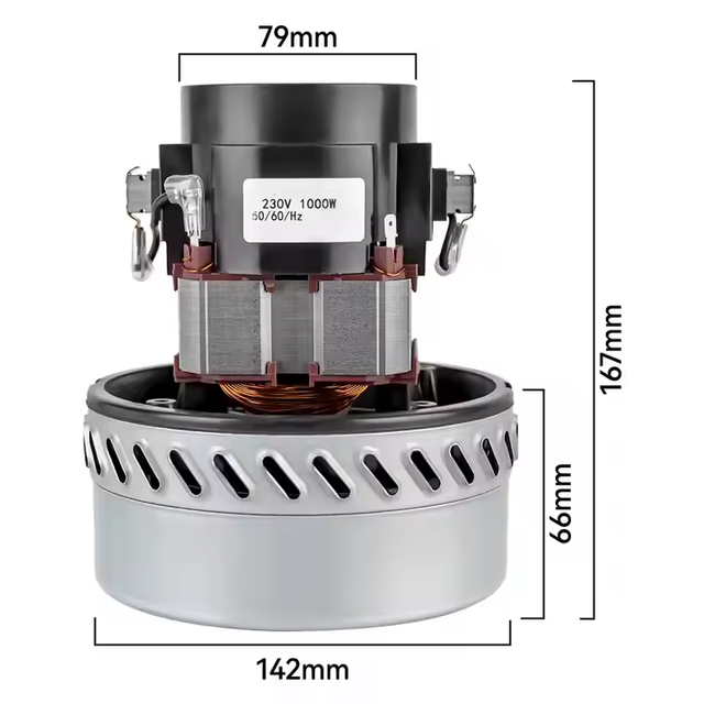 1600W / 800W / 1000W /1200W Factory Price 220V Electric Motor for Dry Vacuum Cleaner Parts
