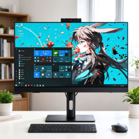 PC All-in-One 23.8 Layar Sentuh Komputer Desktop Mini-ATX ITX Motherboard Intel AMD DDR5 Webcam Pop-up OEM ODM Pabrik Grosir
