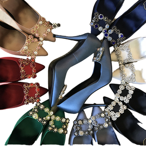 Tacones Altos de Novia con Cristales de Diseño y Antideslizantes para Mujer, 6CM/8CM/10CM, Tacones Finos para Verano/Invierno/Otoño/Primavera 2026 - Product Image 4