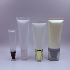 Tùy chỉnh rỗng tùy chỉnh bao bì mỹ phẩm PE ống nhựa bù đắp in chăm sóc da 5ml-120ml với bơm - Product Image 2