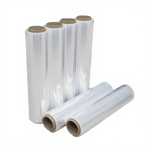 Film étirable souple LLDPE de qualité alimentaire 23 microns, film protecteur anti-humidité, largeur 45 cm, poids brut 2,5 kg, noyau de 2 pouces, pour emballage de palettes manuel - Product Image 3