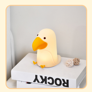 Lampe de nuit LED rechargeable à intensité variable en forme de <span class=keywords><strong>toucan</strong></span> pour enfants et bébés, lumière blanche chaude en silicone pour chevet - Product Image 5