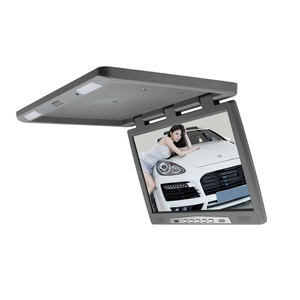 22นิ้วจอ LCD TFT เพดานรถยนต์พลิกลงติดหลังคา LED ดิจิตอลจอภาพกว้าง - Product Image 2