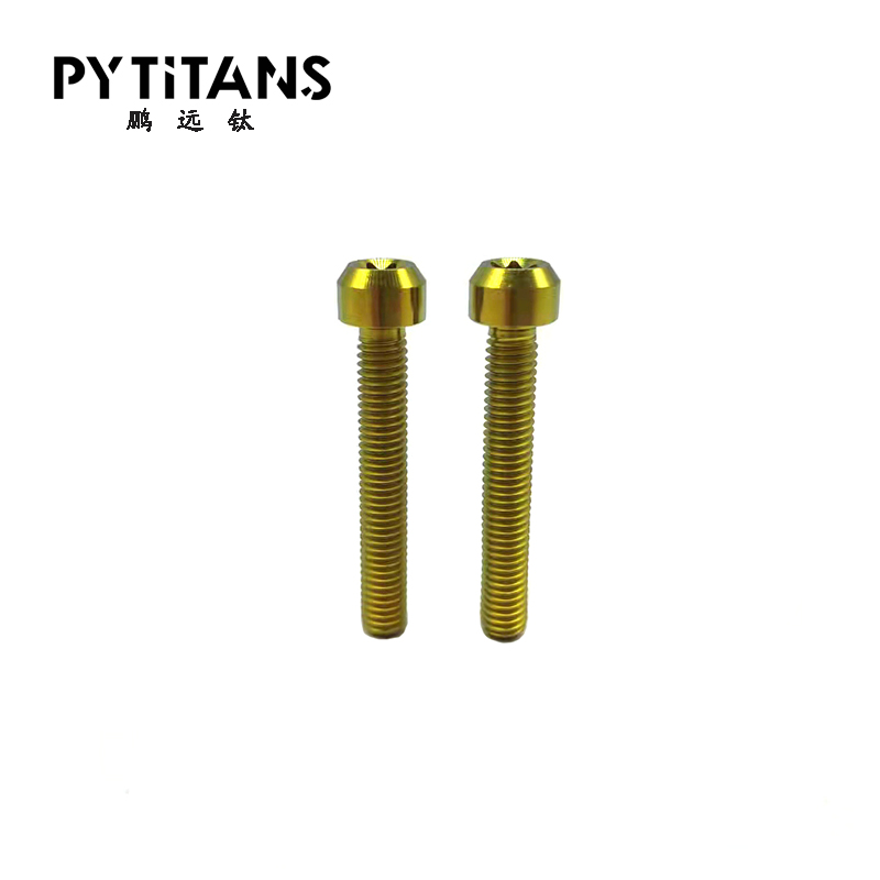 Bullone Testa Motore In Titanio Fast Turn Fittings - M6 X 1,00 X 5 Mm (Nuovo)