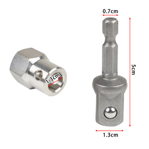 Kit adaptador de tornillo de acero inoxidable para gato de coche, elevación manual, especificación larga, material 304 - Product Image 3