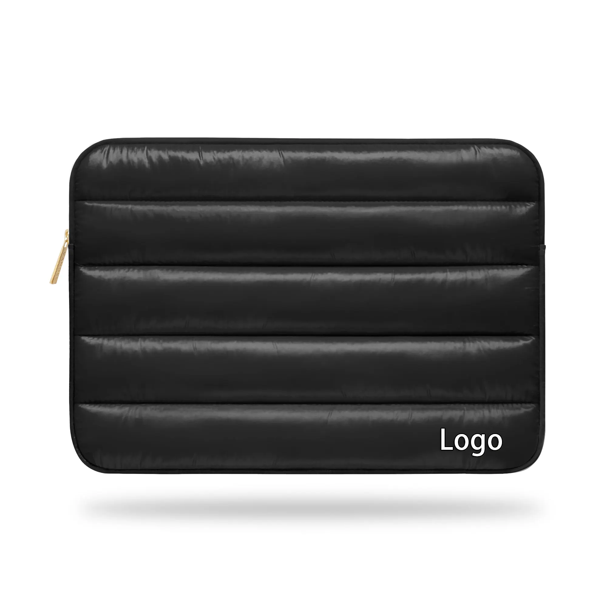 Grosir kustom Fashion Puffy lengan Laptop 13-14 inci lengan Laptop lucu tas pembawa penutup Laptop untuk Pria & Wanita