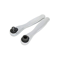 Cliquet 1/4 "poignée à cliquet 72 dents petits outils de réparation à main clé clé à douille à dégagement rapide couple à une extrémité