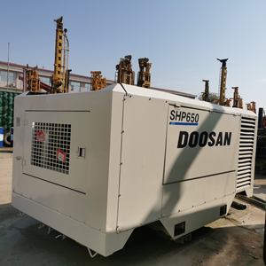 เครื่องอัดอากาศ SHP650แบบอยู่กับที่ Doosan เครื่องยนต์ดีเซลคัมมินส์ท่อขนาด<span class=keywords><strong>3</strong></span><span class=keywords><strong>นิ้ว</strong></span>ผลิตในประเทศจีน - Product Image 1