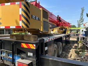 Used Sany 25 Ton Mobile <b>Crane</b> 2022 Model 60m Lifting Height for Sale | Second Hand Truck <b>Crane</b> Good Condition - Product Image 5