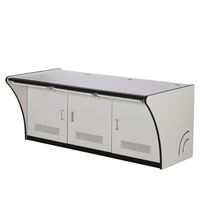 Console de salle de contrôle, poste de travail, table de surveillance droite avec armoire de rangement, console de surveillance en acier robuste