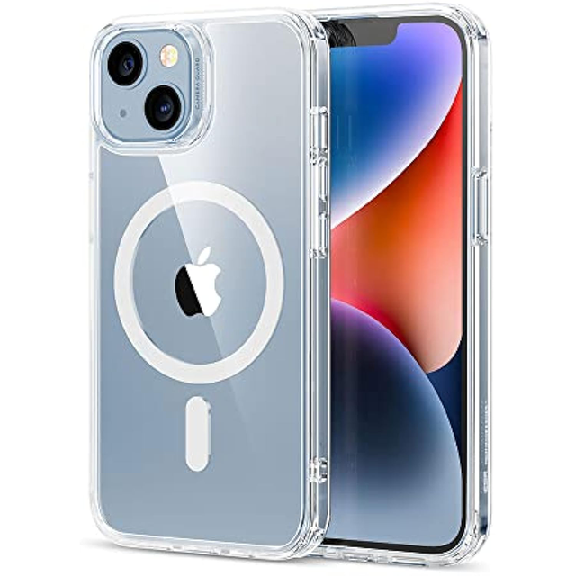 Custom Clear Anti Yellow Shockproof Magnetic Phone Protector Case Cover for iPhone 8 XS 11 12 13 14 15 16 16E 17 Pro Max Plus