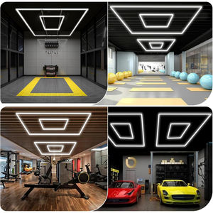 <span class=keywords><strong>Lampe</strong></span> à LED pour la maison <span class=keywords><strong>Garage</strong></span> Nouveau Design Lanterne hexagonale suspendue <span class=keywords><strong>de</strong></span> plafond Tube <span class=keywords><strong>de</strong></span> 50mm avec alimentation AC à intensité variable - Product Image 3