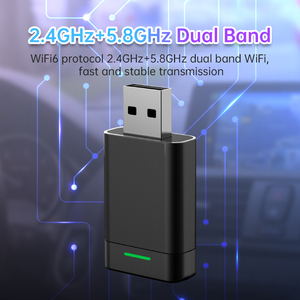 Adaptateur sans fil 2 en 1 CarPlay et Android Auto, mini boîtier intelligent avec connexion rapide Bluetooth et Wi-Fi - Product Image 2