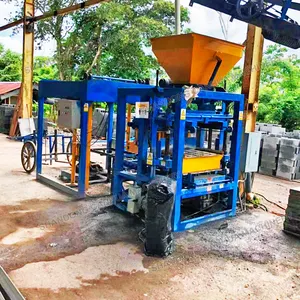 Harga mesin blok kecil mesin manufaktur bata mesin beton merek Canhua Tiongkok