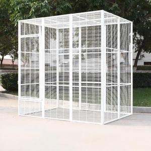 Offre Spéciale gros grand tube carré en fer enduit de poudre perroquet <span class=keywords><strong>cage</strong></span> d'élevage volière pour commerce des oiseaux - Product Image 1