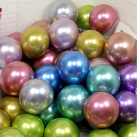 Groothandel Hoge Kwaliteit 5/10/12/18/36 Inch Chroom Metallic Latex Ballonnen voor Baby Shower Kerstmis Verjaardag Bruiloft Feestdecoratie