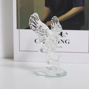 Figura de Águila Cristalizada, Águila Calva Pulida, Adorno Coleccionable Ecológico, Estatua Decorativa para Mesa, Decoración del Hogar - Product Image 3