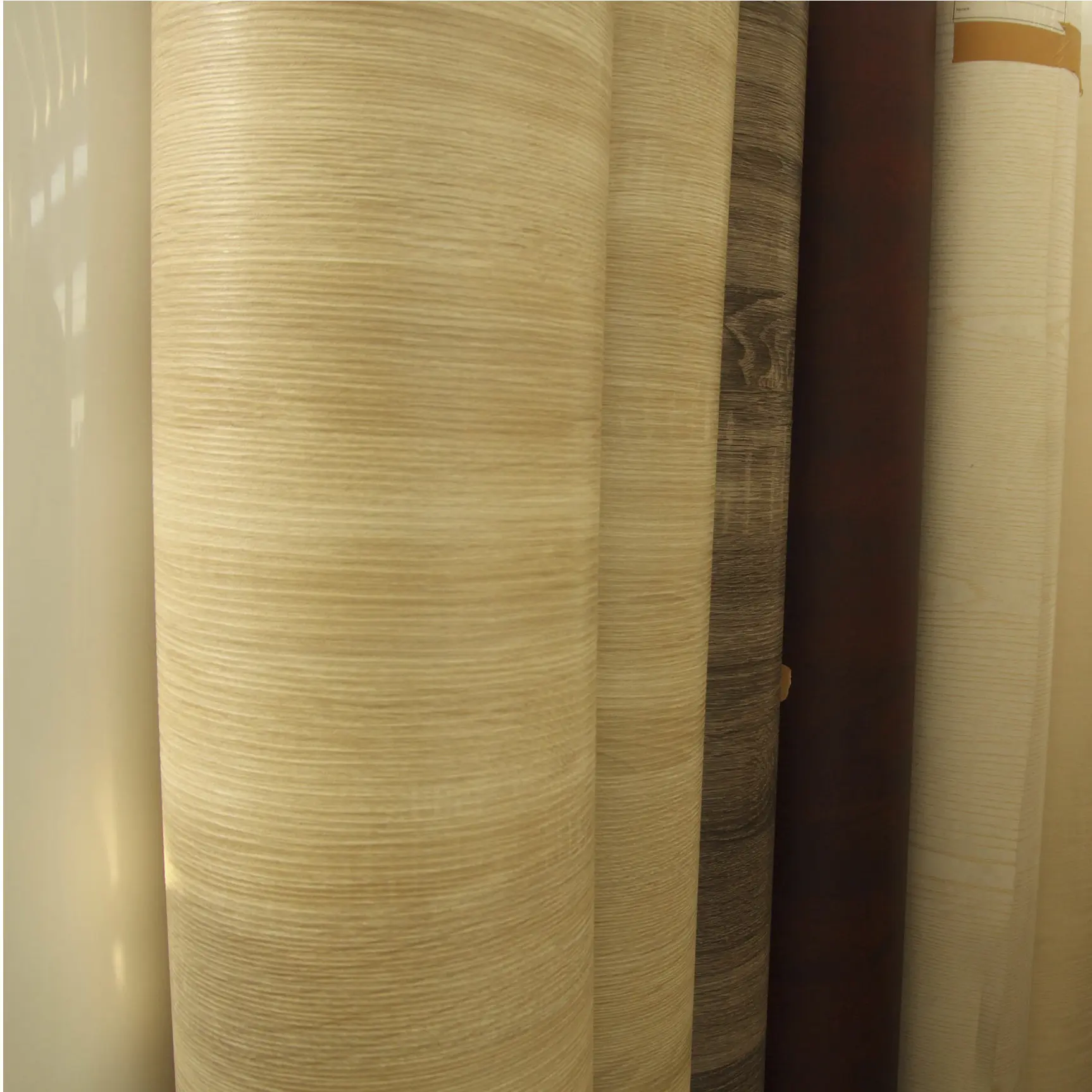 Wholesale Customized vacuum membrane Contact Paper Rolls PVC Film PVC Sheet Decorative Furniture