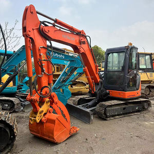 Excavatrice d'occasion Hitachi ZX65 de 6 tonnes d'origine japonaise avec moteur Yanmar, pompe PLC et moteur à vendre - Product Image 3
