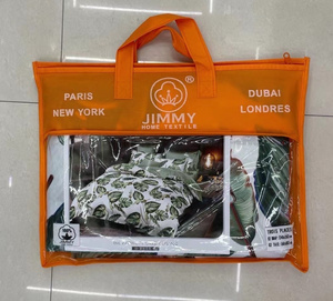 Trung Quốc nhà máy Jimmy giải phóng mặt bằng tấm phẳng 4 miếng Vua Kích thước 3 nơi tấm ga trải giường bộ chất lượng cao hai tấm và hai vỏ gối - Product Image 3