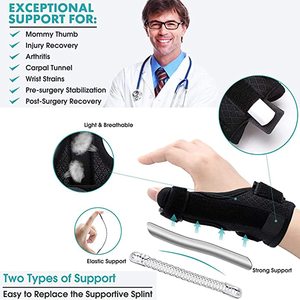 <span class=keywords><strong>Attelle</strong></span> Spica Confortable et Souple pour le <span class=keywords><strong>Pouce</strong></span>, <span class=keywords><strong>Gauche</strong></span> ou Droite, pour l'Arthrite et la Tendinite - Product Image 4
