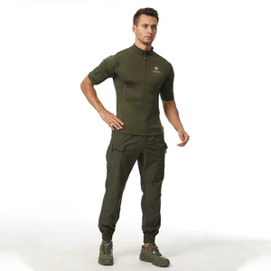 Camiseta Deportiva SFB05 ESDY de Manga Corta para Hombre, Transpirable, Ajustada, Cuello Redondo, para Verano, Fitness y Actividades al Aire Libre - Product Image 4