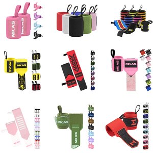 Polsiniere MKAS con Logo Personalizzato Nuovo Stile Regolabili per Palestra Fitness Powerlifting Supporto per Allenamento Sollevamento Pesi - Product Image 5