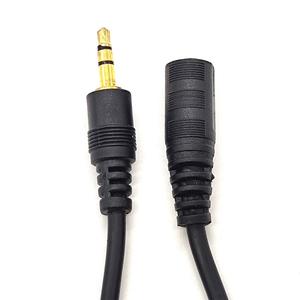Câble d'extension d'écouteur stéréo audio de <span class=keywords><strong>mini</strong></span> prise de téléphone noire - Product Image 6