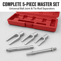 Kit d'outils universels de séparation de bras de suspension et de fourches de direction pour réparation automobile - Prix direct usine, Ensemble maître 5 pièces