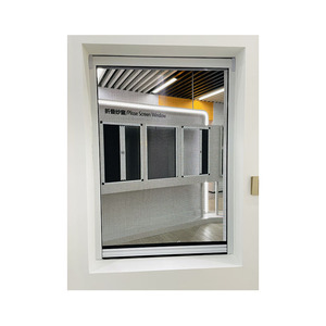 <span class=keywords><strong>Moustiquaire</strong></span> de fenêtre rétractable en fibre de verre avec cadre en aluminium, sur mesure, pour cuisine moderne, fabriquée en Chine - Product Image 6