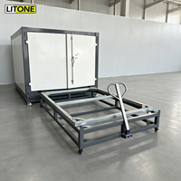 Four de cuisson électrostatique pour peinture en poudre avec chariot, taille personnalisée, chauffage électrique pour séchage de peinture en poudre sur armoire métallique, certifié CE