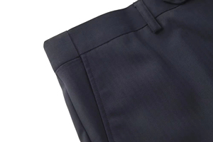 Mk7005 70% len vải màu xanh hải quân xương cá mô hình của nam giới phù hợp với quần buổi tối phù hợp với cho nam giới - Product Image 3