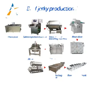 Small business use beef jerky sausage dehydrator smokehouse beef jerky biltong production line