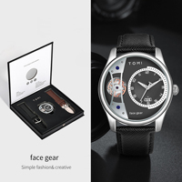 Montre à quartz pour homme TOMI T105, vente en gros, mouvement à quartz, date automatique, bracelet en cuir, montre-bracelet tendance, montres personnalisées pour homme