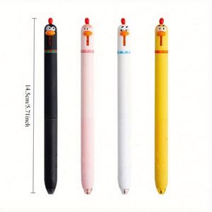 Cute Chicken Gel <b>Pen</b> for Office & Study Quick-Drying Essential Stationery Fun Stress Relief Must-Have for Back-to-School - Product Image 2