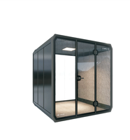 Cabine de bureau insonorisée, isolation acoustique, salle silencieuse, cabine modulaire pour bureau, studio, espace de coworking
