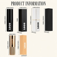 Rouge à lèvres mat velours à marque privée, anti-transfert, waterproof, longue tenue, haute pigmentation, différents tubes, logo personnalisé