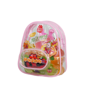 Mini bonbons sucrés gommeux aliments santé avec des saveurs de fruits mélangées et pouding à la gelée de fruits en vrac de noix de coco dans un emballage de sac à main - Product Image 2