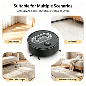 Mini <span class=keywords><strong>aspirateur</strong></span> de bureau, grande boîte à poussière, rechargeable par USB, sans fil, nouveau modèle 2026, rose et noir, 50 minutes d'autonomie, 315g, 65dB, pour bureau - Product Image 4