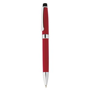 Penna a Sfera Promozionale Sportiva in Alluminio Lucido Arancione, Punta da 1.0mm, Corpo Giallo - Product Image 1