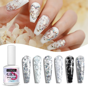 Missgel Professionnel Fournitures En Gros Glitter Couleur Gel Polonais Ensemble De En Gel UV <span class=keywords><strong>Semi</strong></span> <span class=keywords><strong>Permanent</strong></span> <span class=keywords><strong>Vernis</strong></span> Ongles - Product Image 1
