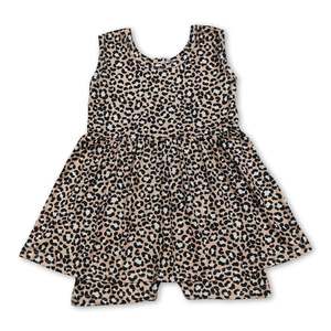 Conjunto de vestido sin mangas con estampado de caballos para niñas pequeñas, conjunto de pantalones cortos, traje para niños de estilo occidental - Product Image 4