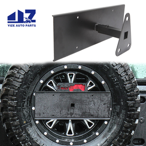 Ventes chaudes Accessoires de voiture 4x4 Voiture <span class=keywords><strong>2</strong></span>/4 portes Support de <span class=keywords><strong>plaque</strong></span> <span class=keywords><strong>d</strong></span>'<span class=keywords><strong>immatriculation</strong></span> pour roue de secours pour Jeep Wrangler JK 2007-2017 - Product Image 2