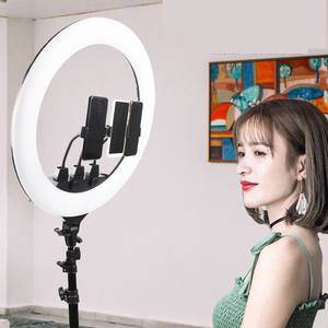 2021 haute qualité led selfie anneau lumineux 22 pouces <span class=keywords><strong>pour</strong></span> anneau lumière photographie streaming vidéo tiktok salon de coiffure - Product Image 3