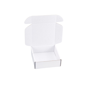 Custom Logo Printed Flat pack Packaging Box Corrugated Die Cut Folding Kraft Mailer Shipping Mailing Box