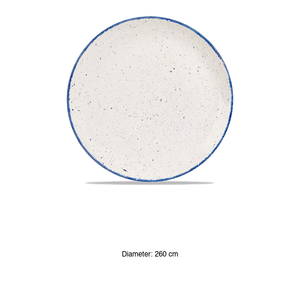 Assiette plate bleu indigo 26 cm Churchill Stonecast -12-Shbiev10 - Product Image 3