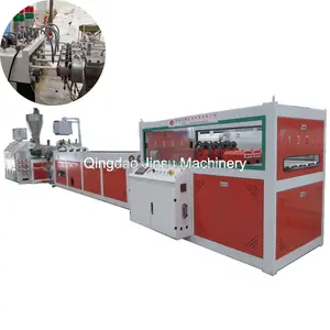 Multi functional 16-63mm double PVC screw extruder one mold four out Plastic pipe extrusion machine line