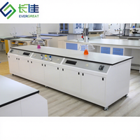 Table de fonctionnement adaptée aux besoins du client de banc de meubles de laboratoire chimique de niveau élevé pour le laboratoire